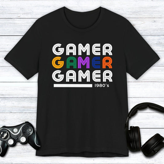 T-Shirt Black / S 80's Gamer Flashback T-shirt