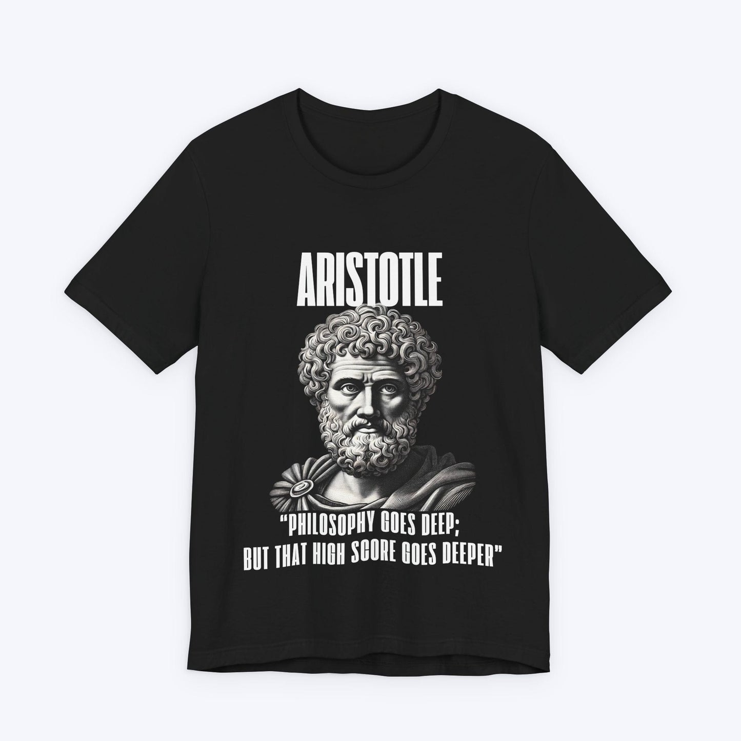 T-Shirt Black / S ARISTOTLE (Philosophy vs High Score) T-shirt