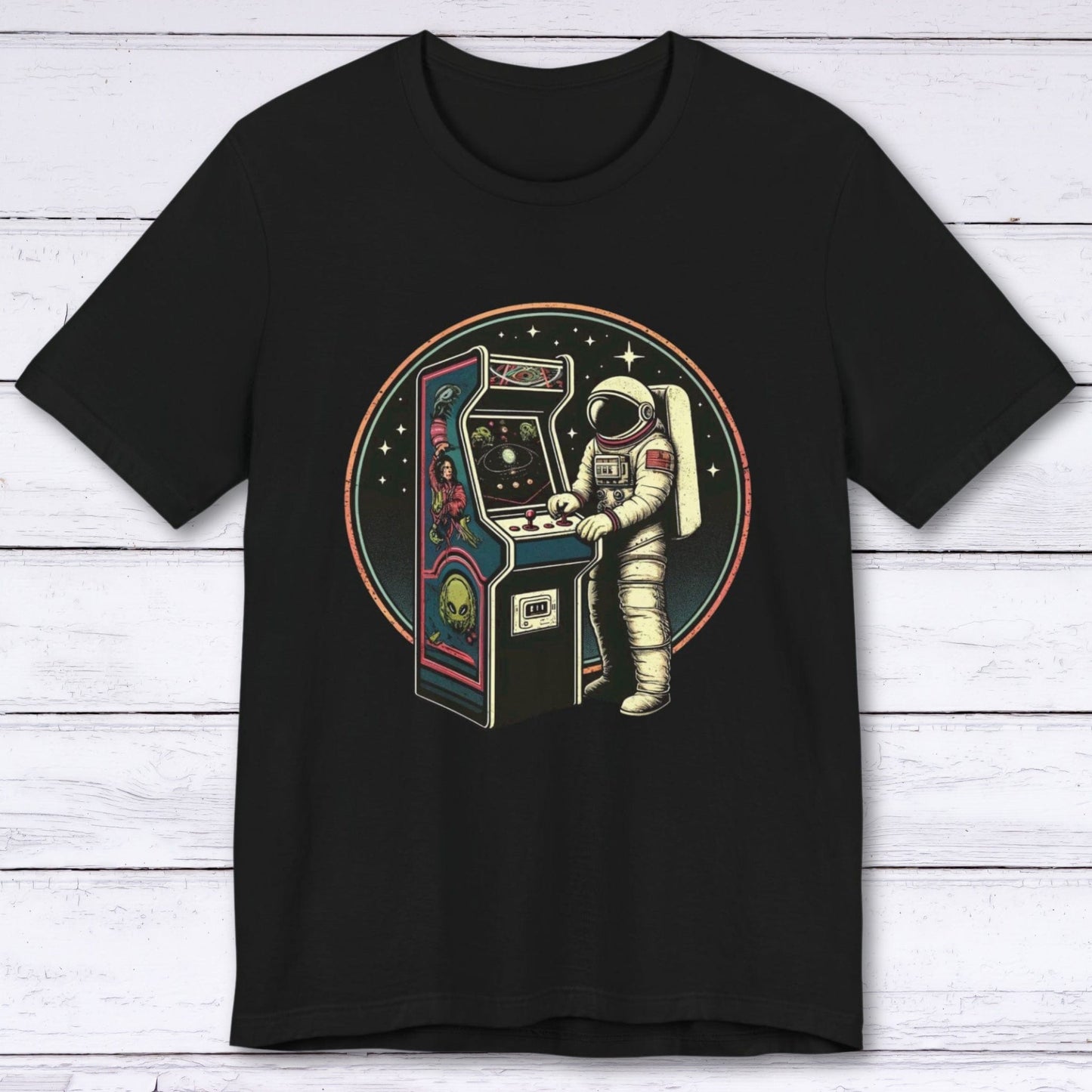 T-Shirt Black / S Astro Mechanic - Space Gamer T-shirt