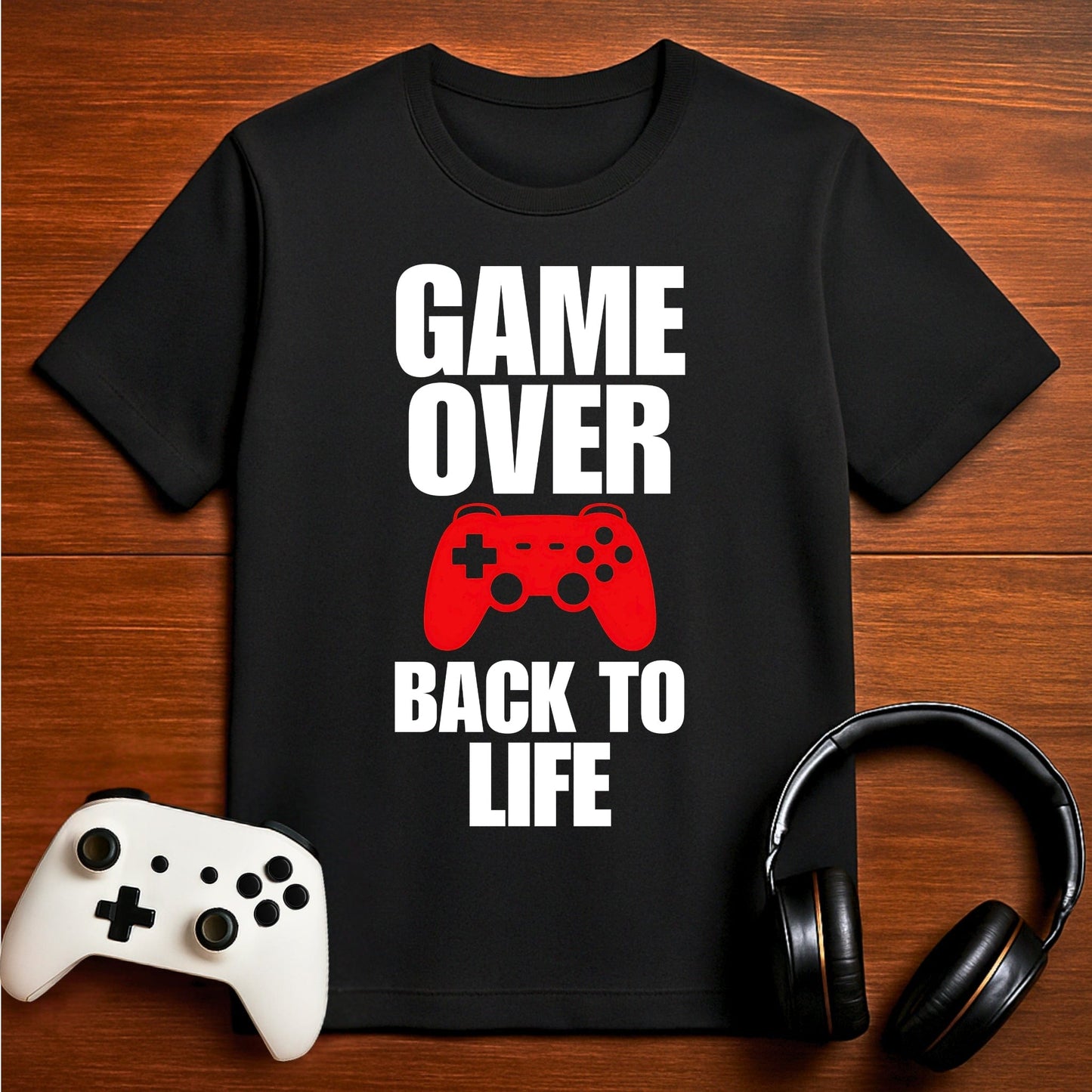 T-Shirt Black / S Back to Life Gaming T-shirt