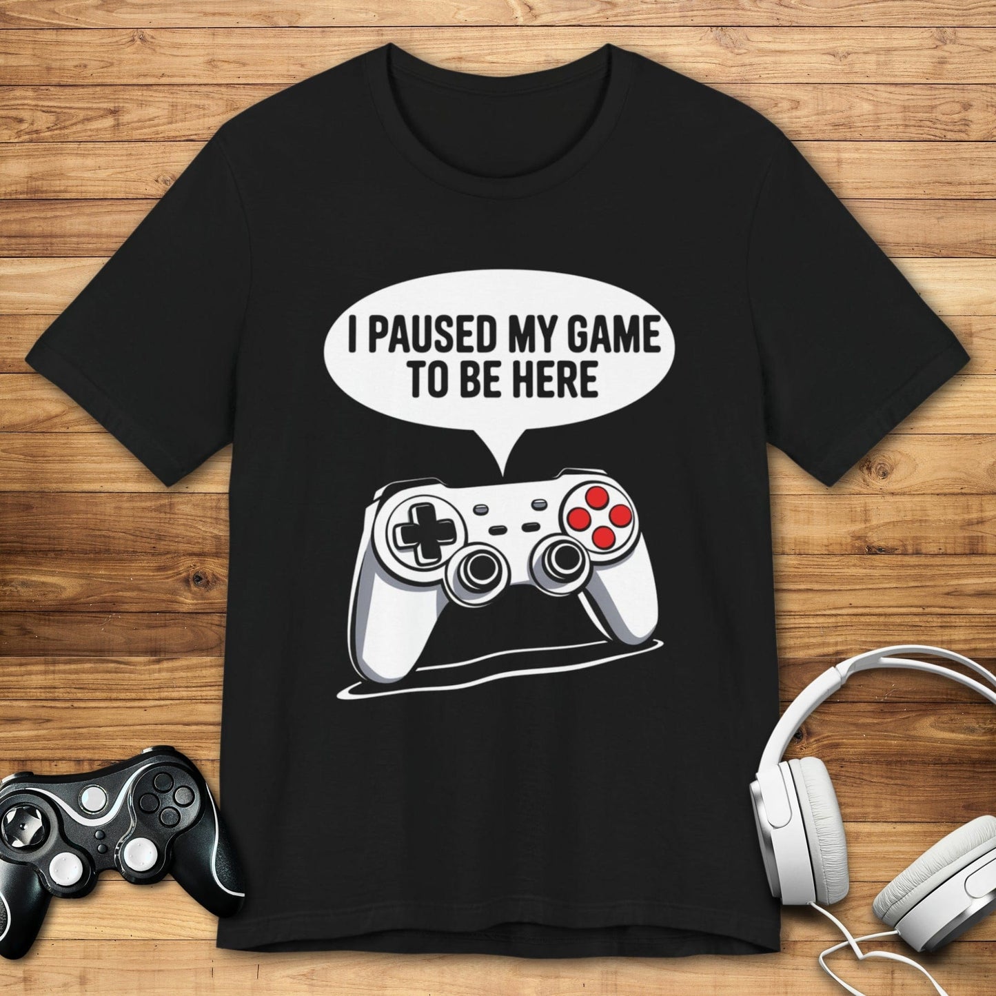 T-Shirt Black / S Controller Paused For Social Life T-shirt