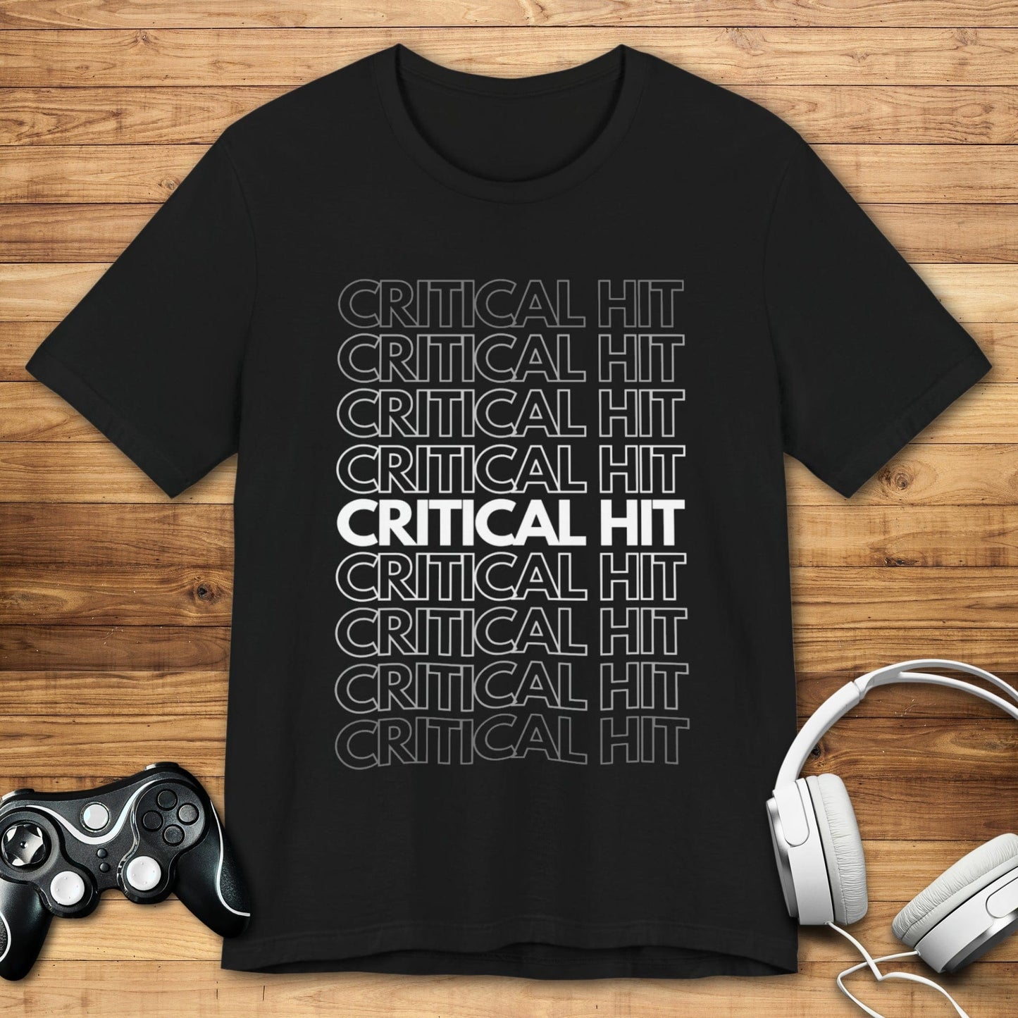 T-Shirt Black / S Critical Hit Gamer T-shirt