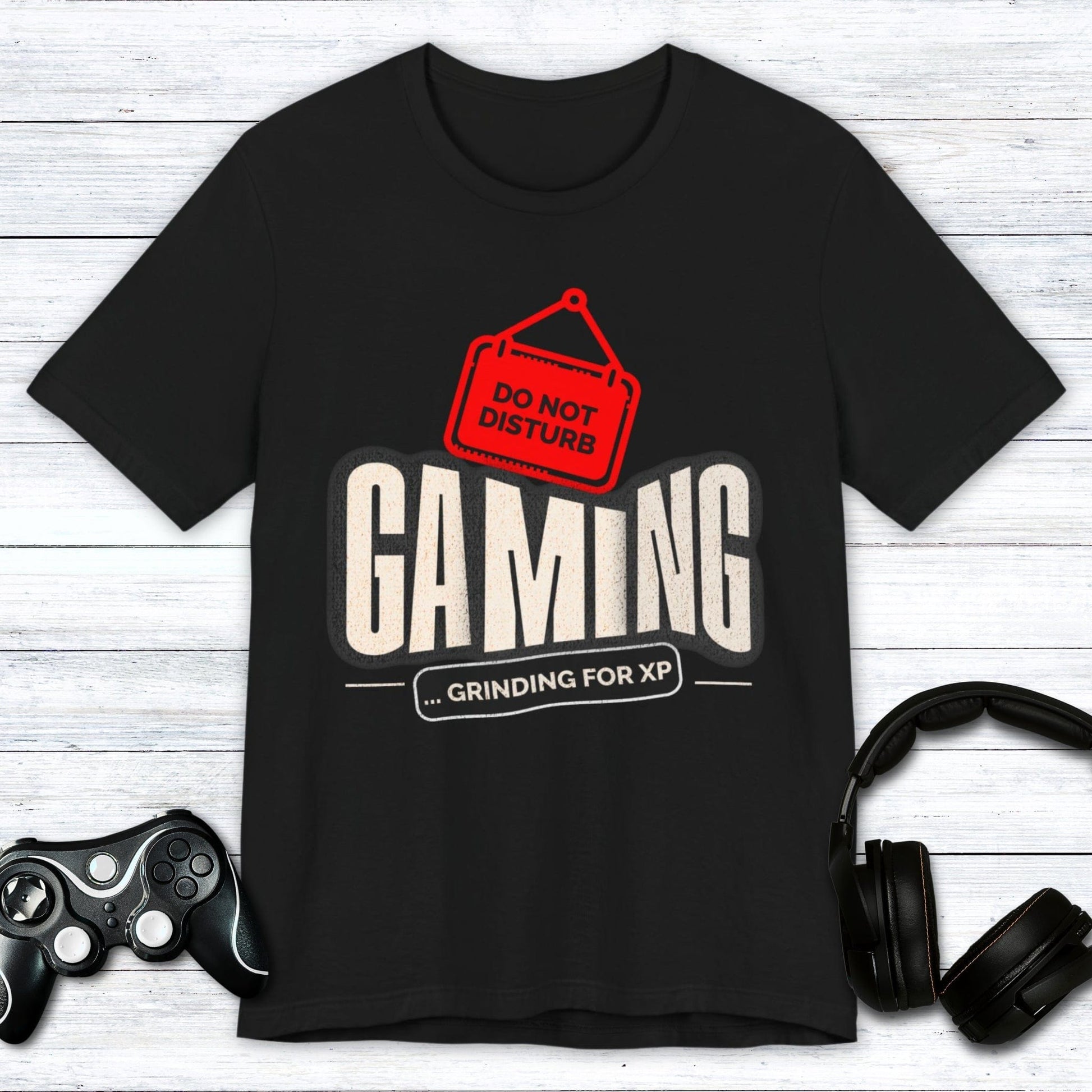 T-Shirt Black / S Do Not Disturb: Gaming in Progress T-shirt