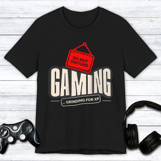 T-Shirt Black / S Do Not Disturb: Gaming in Progress T-shirt
