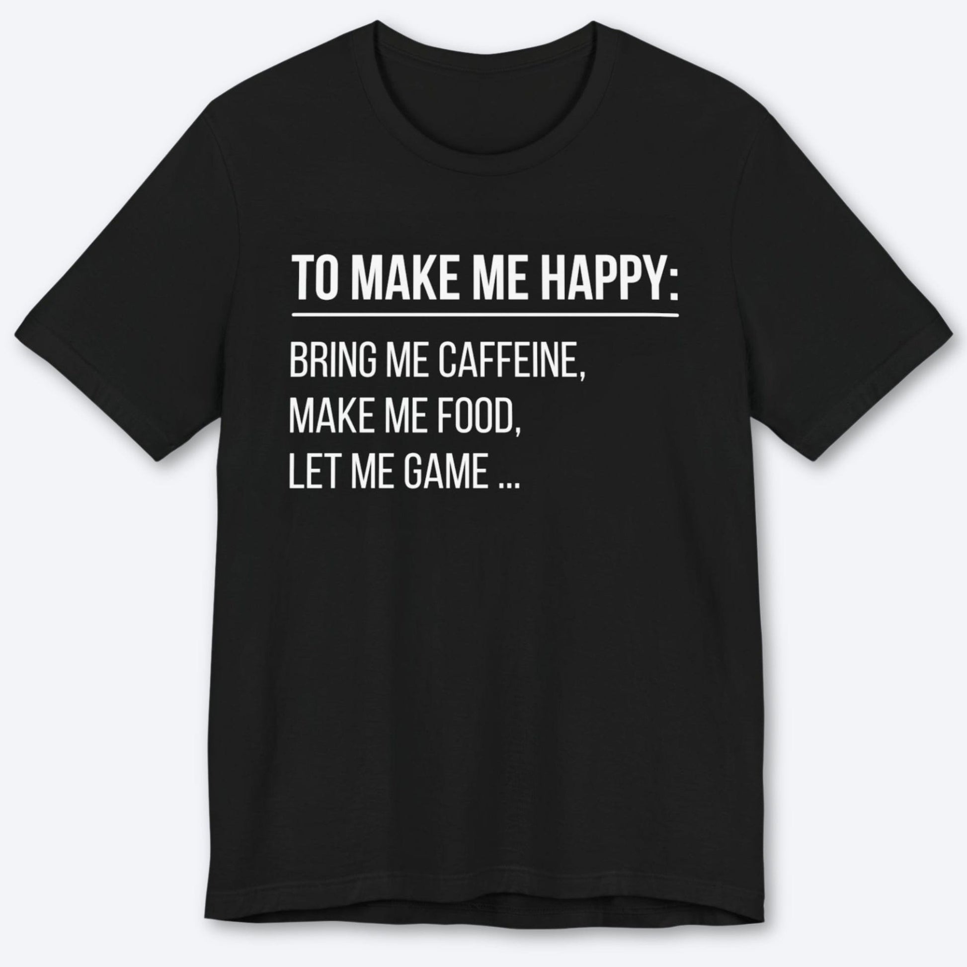 T-Shirt Black / S Easily Pleased T-shirt