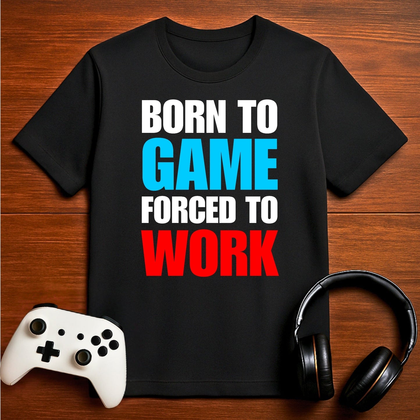 T-Shirt Black / S Forced to Work Gamer T-shirt