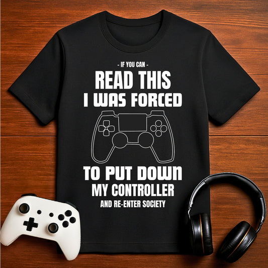 T-Shirt Black / S From Console to Society T-shirt