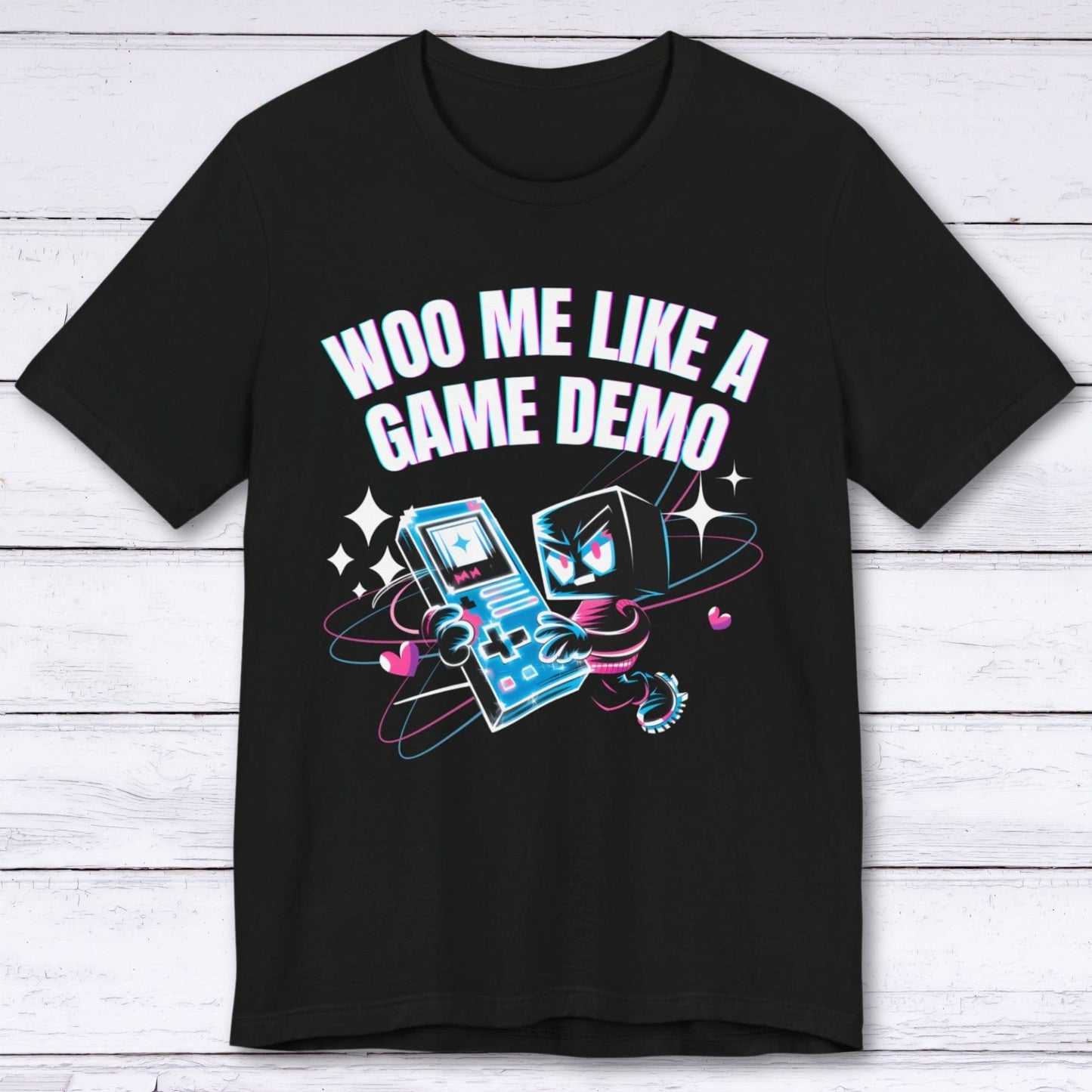 T-Shirt Black / S Game Demo Romance T-shirt