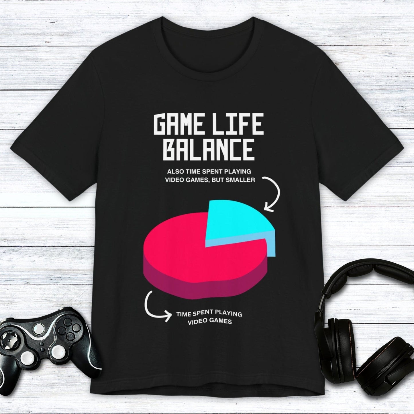T-Shirt Black / S Game Life Balance T-shirt