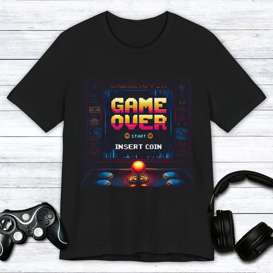 T-Shirt Black / S Game Over - Insert Coin T-shirt