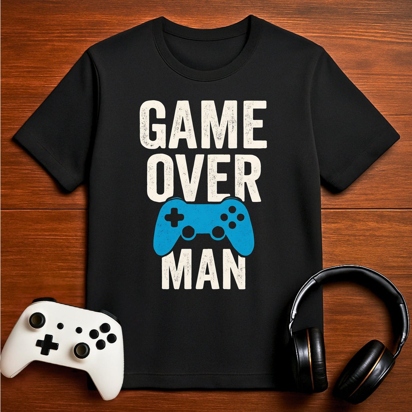 T-Shirt Black / S Game Over Man T-shirt