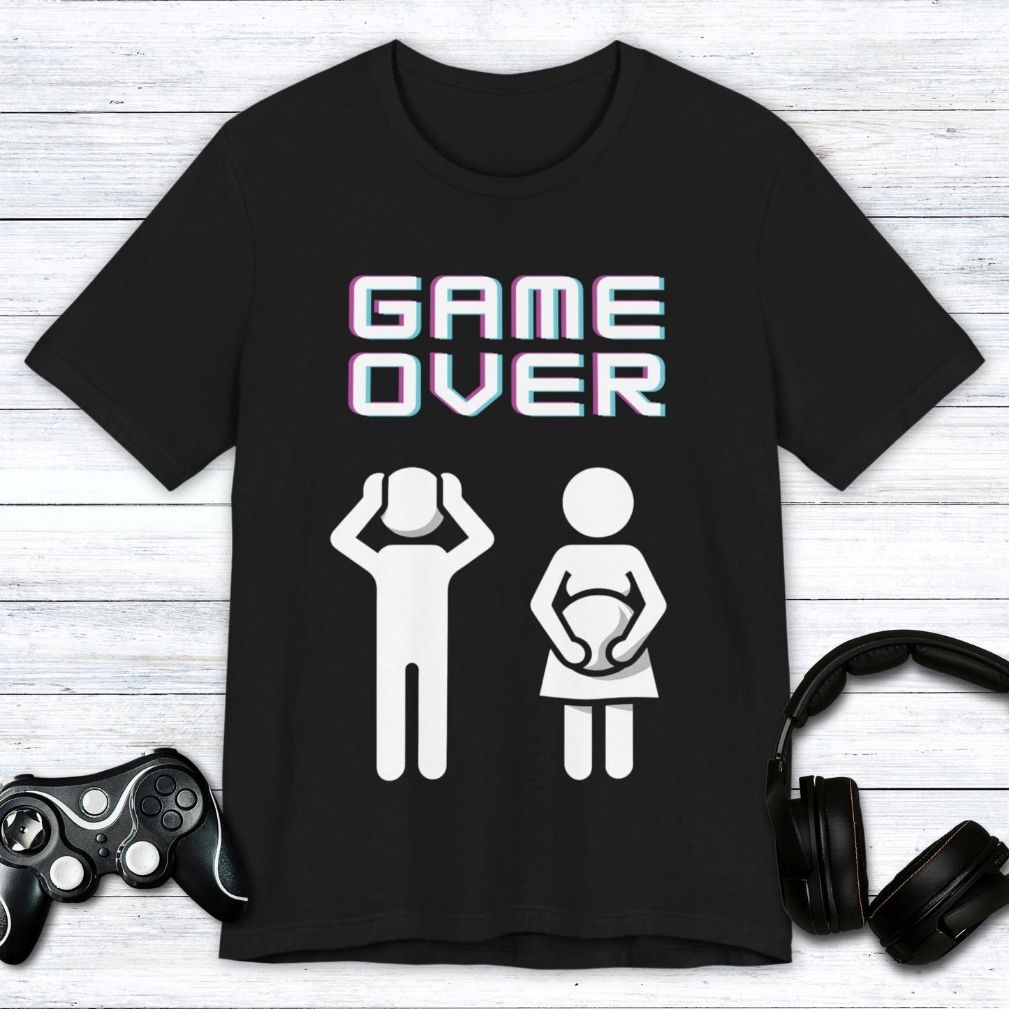 T-Shirt Black / S Game Over: New Player Loading T-shirt