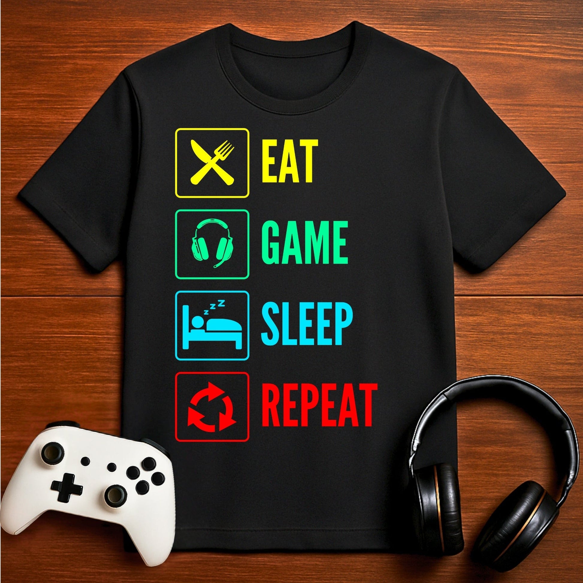 T-Shirt Black / S Gamer Routine T-shirt
