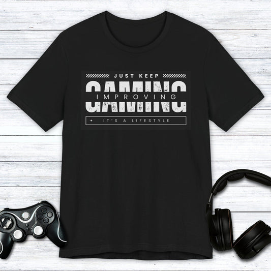 T-Shirt Black / S Gaming is a Lifestyle T-shirt