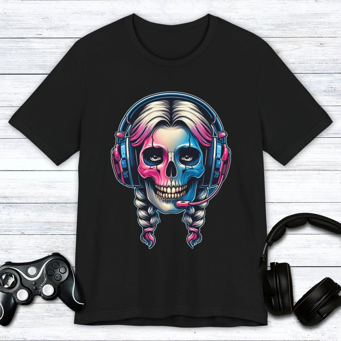 T-Shirt Black / S Headset Haunt: Queen of Games T-shirt