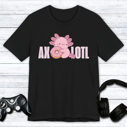 T-Shirt Black / S Hungry Axolotl T-shirt