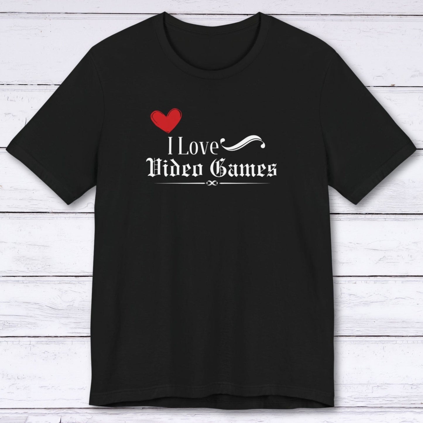 T-Shirt Black / S I Heart Video Games T-shirt