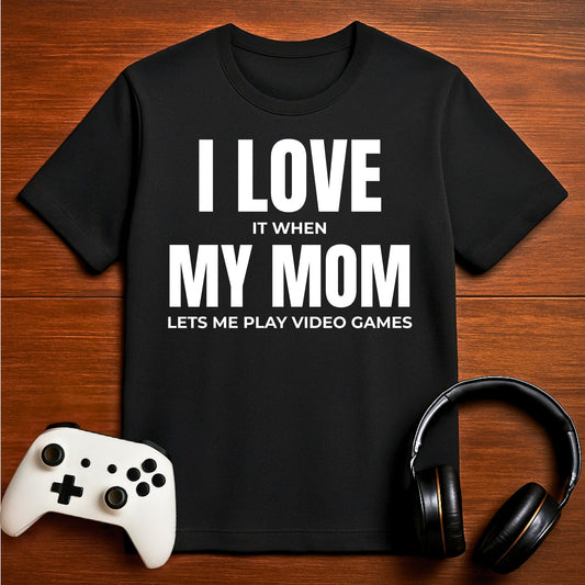 T-Shirt Black / S I Love My Mom T-shirt