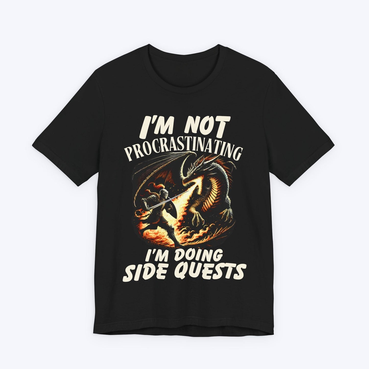 T-Shirt Black / S I'm Not Procrastinating (Side Quests) T-shirt