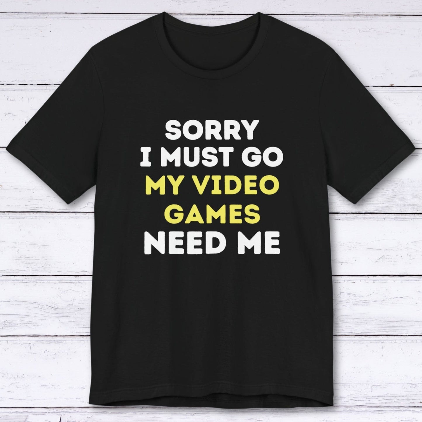 T-Shirt Black / S I Must Go (Video Games) T-shirt