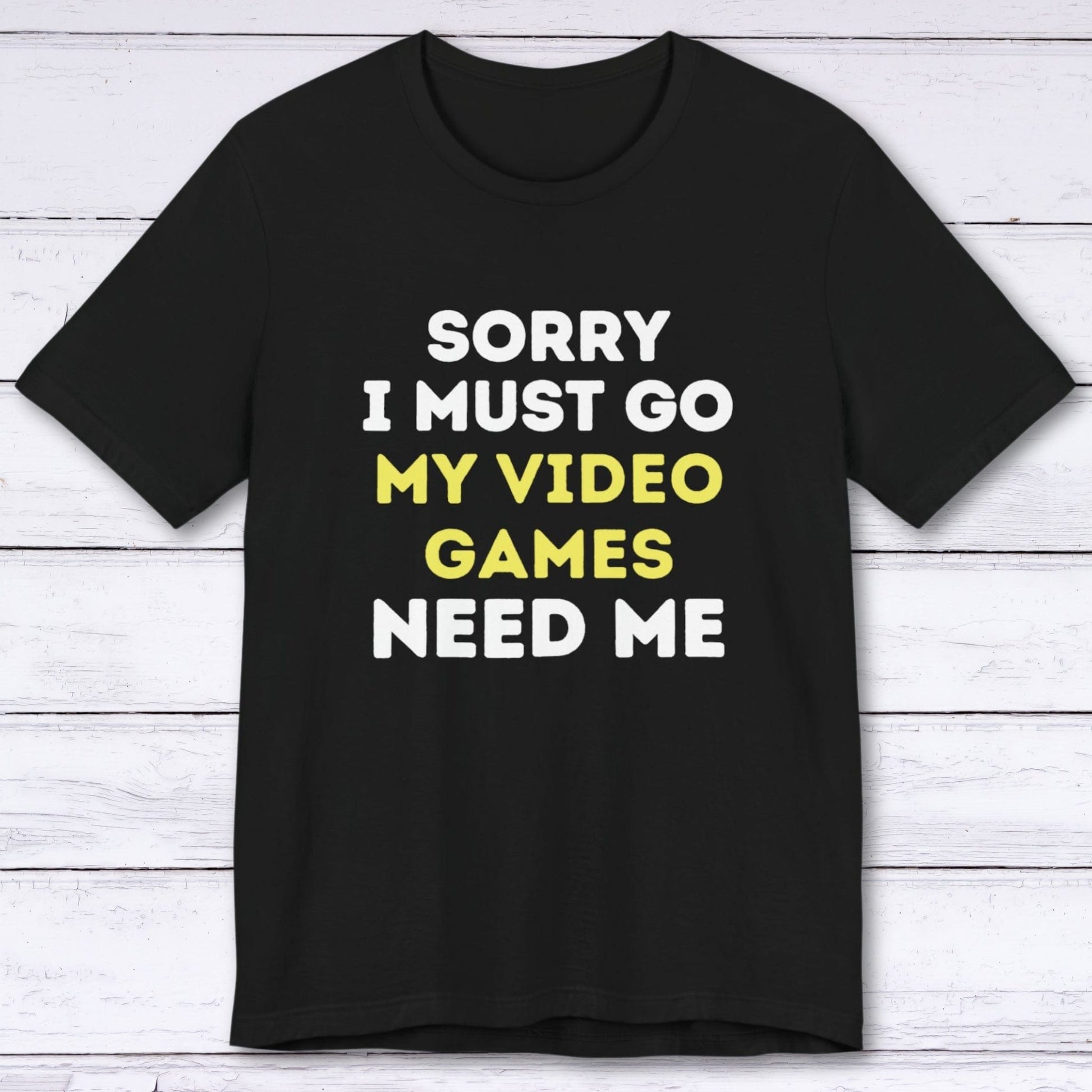 T-Shirt Black / S I Must Go (Video Games) T-shirt
