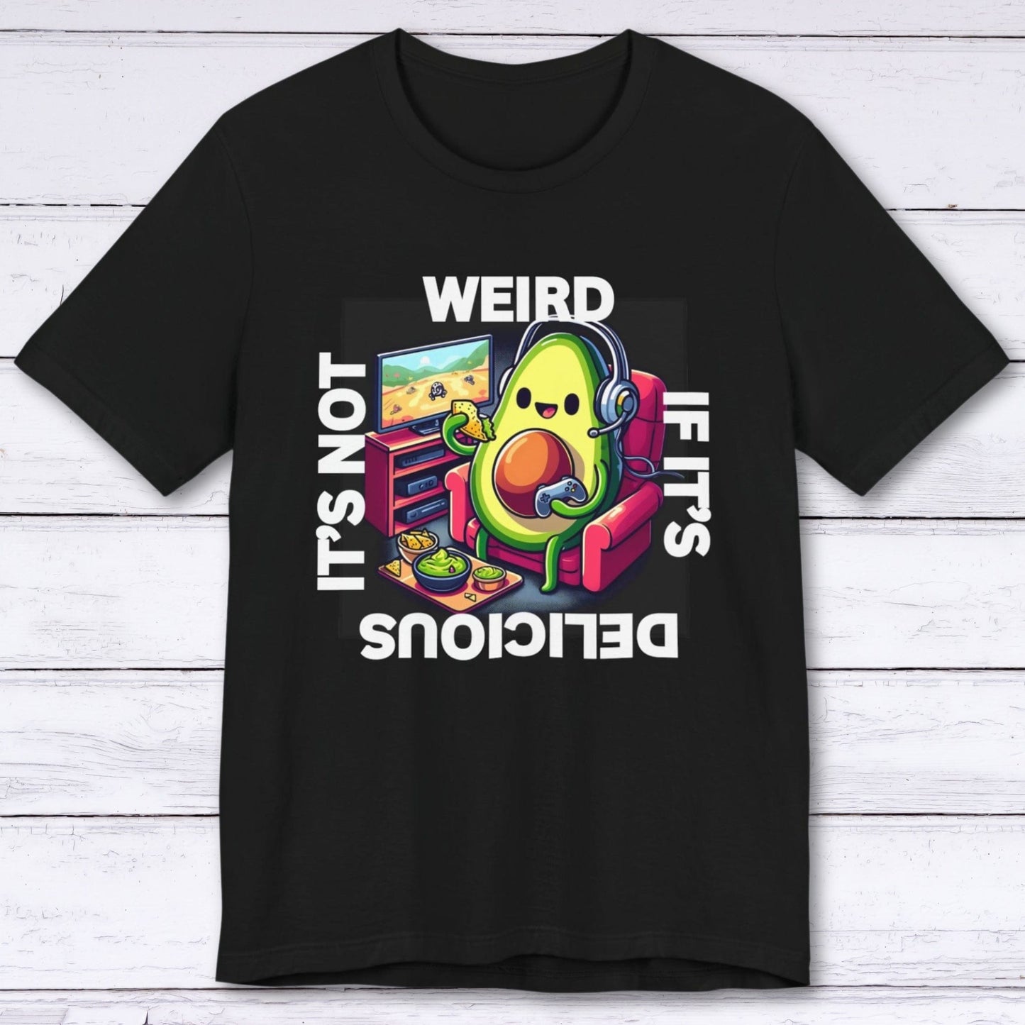 T-Shirt Black / S If It's Delicious - Guacamole T-shirt
