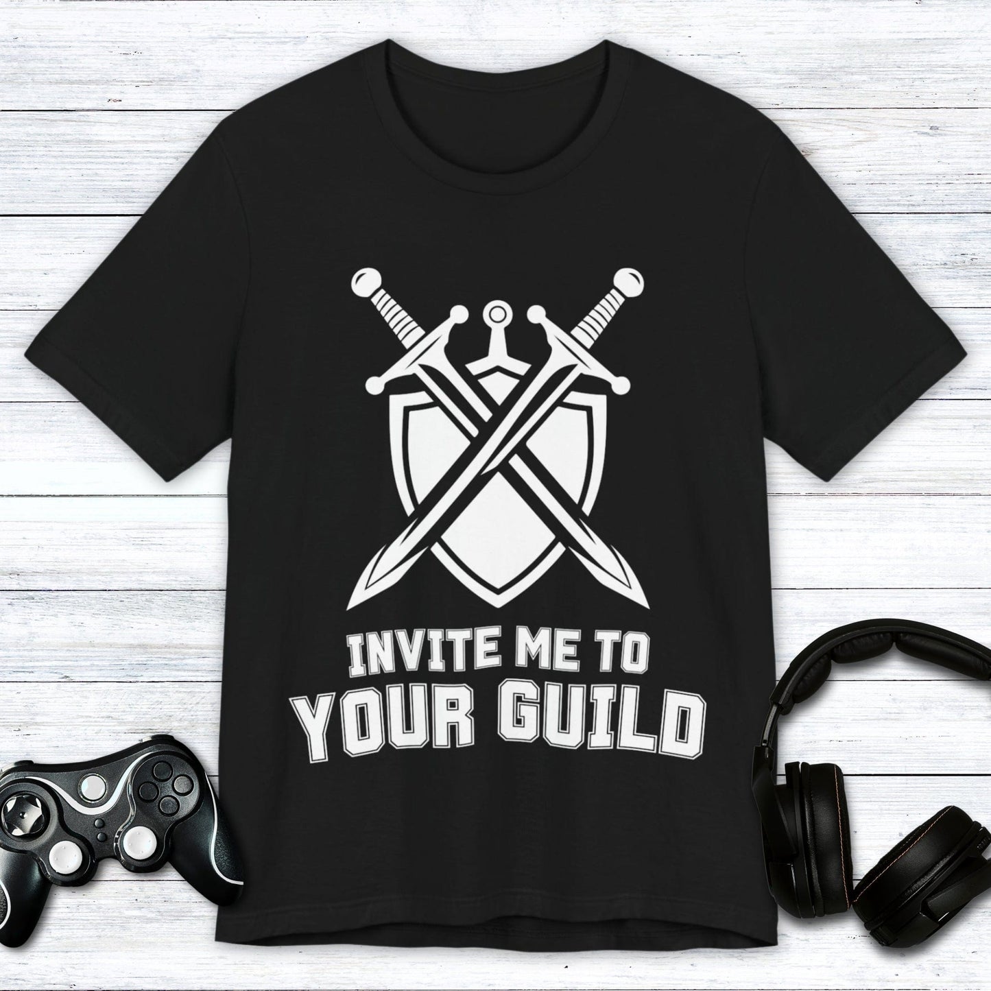 T-Shirt Black / S Invite Me To Your Guild T-shirt
