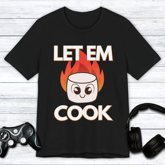 T-Shirt Black / S Let Em Cook Gamer T-shirt
