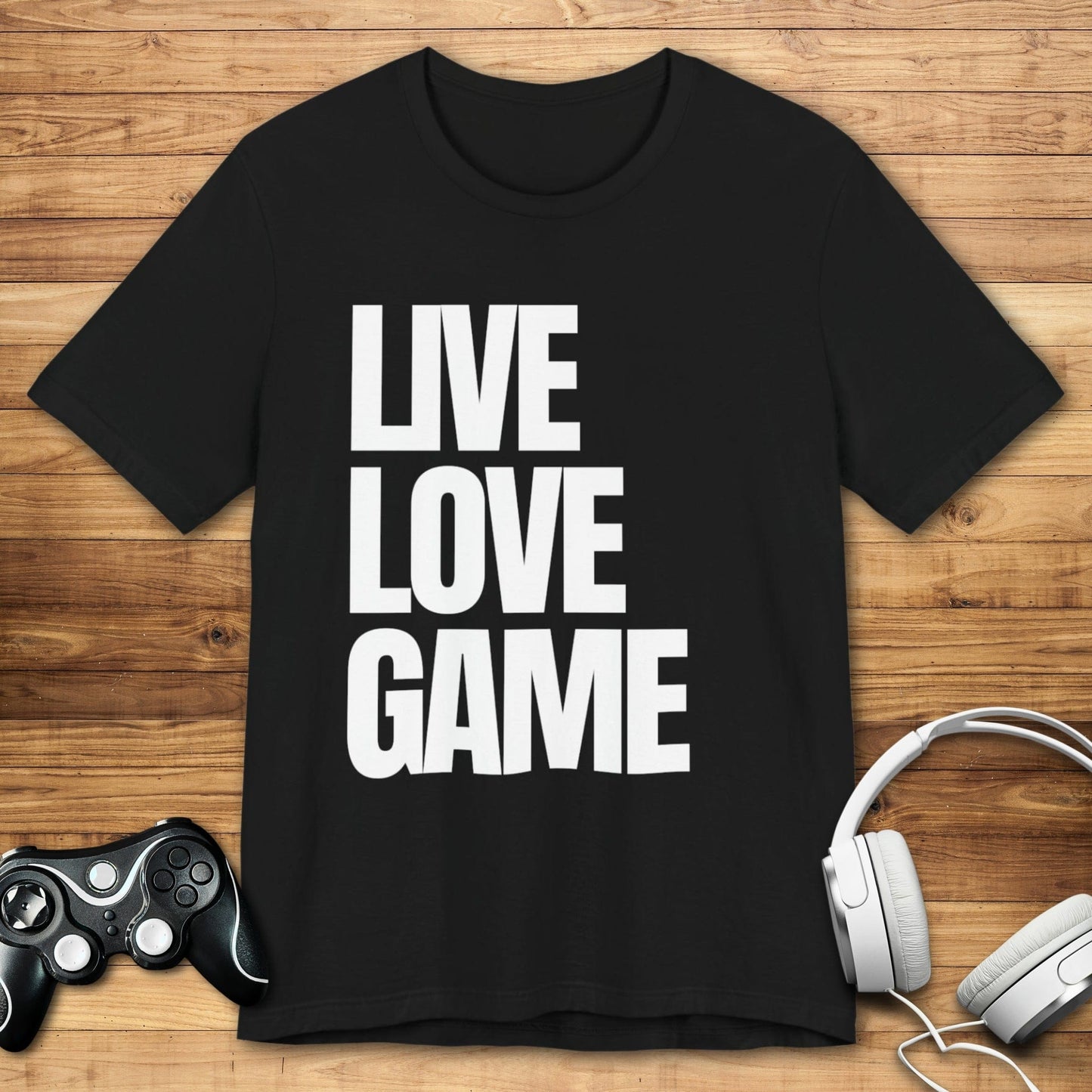 T-Shirt Black / S Live, Love, Game (Priorities in Order) T-shirt