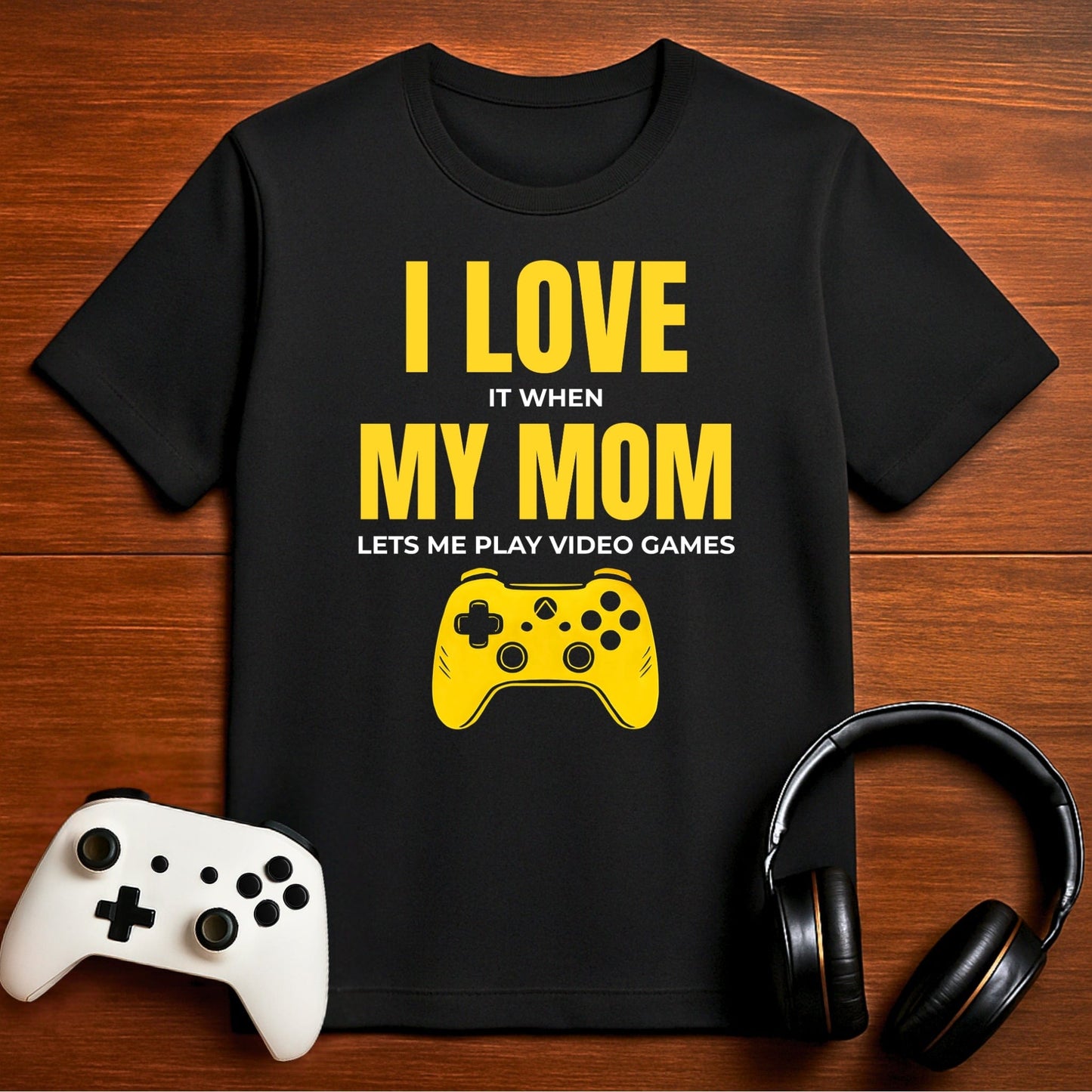T-Shirt Black / S Mom Said Yes to Gaming T-shirt