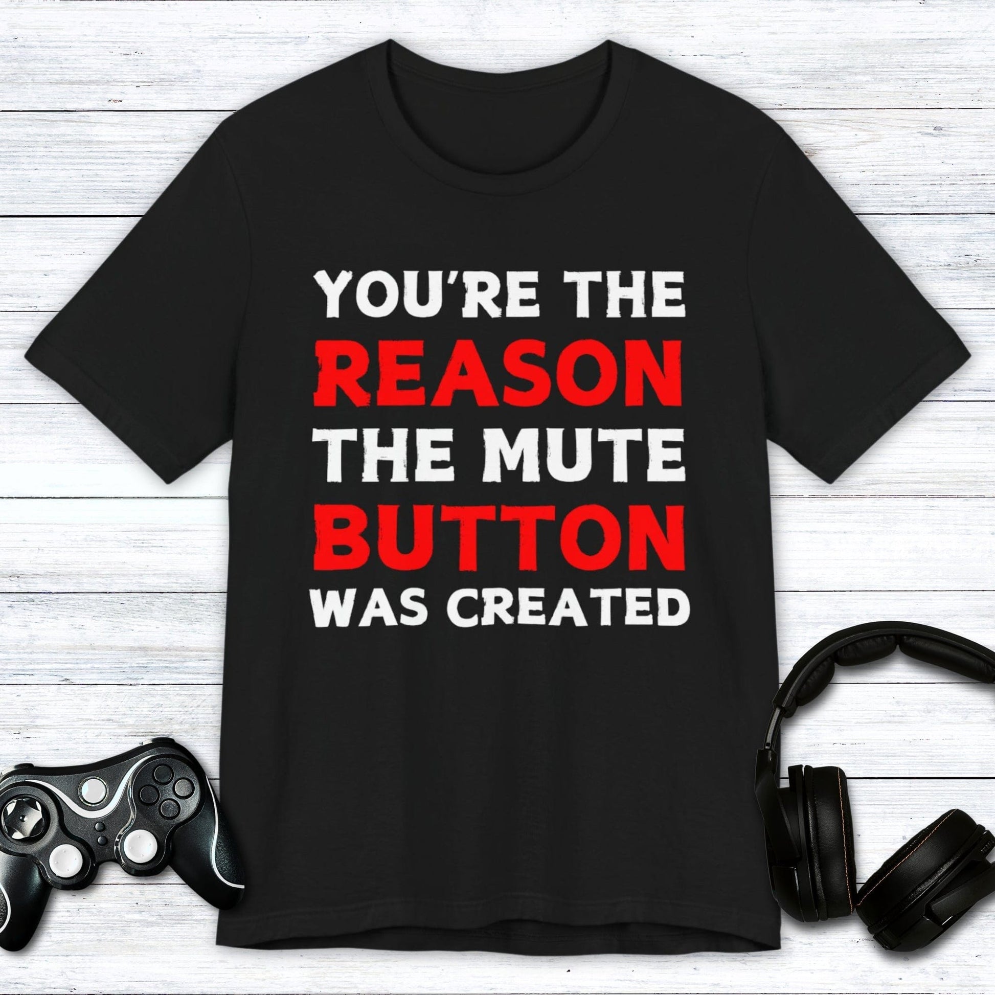 T-Shirt Black / S Mute Button Enthusiast T-shirt