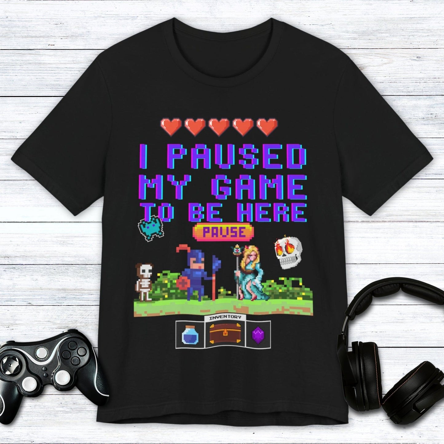 T-Shirt Black / S My Pixels Are Waiting T-shirt