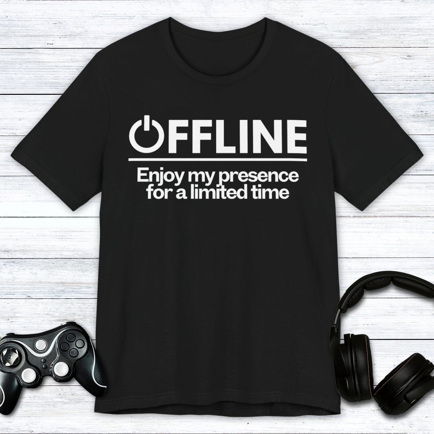 T-Shirt Black / S Offline - For a Limited Time T-shirt