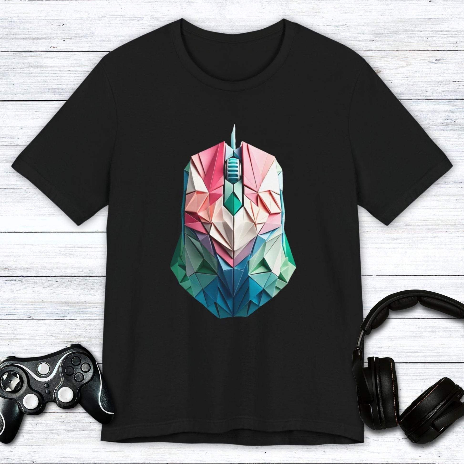 T-Shirt Black / S Origami Mouse Gamer T-shirt