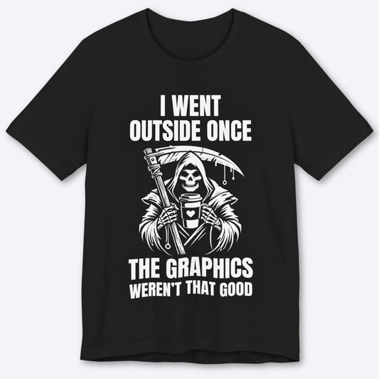 T-Shirt Black / S Outside Was Lifeless T-shirt