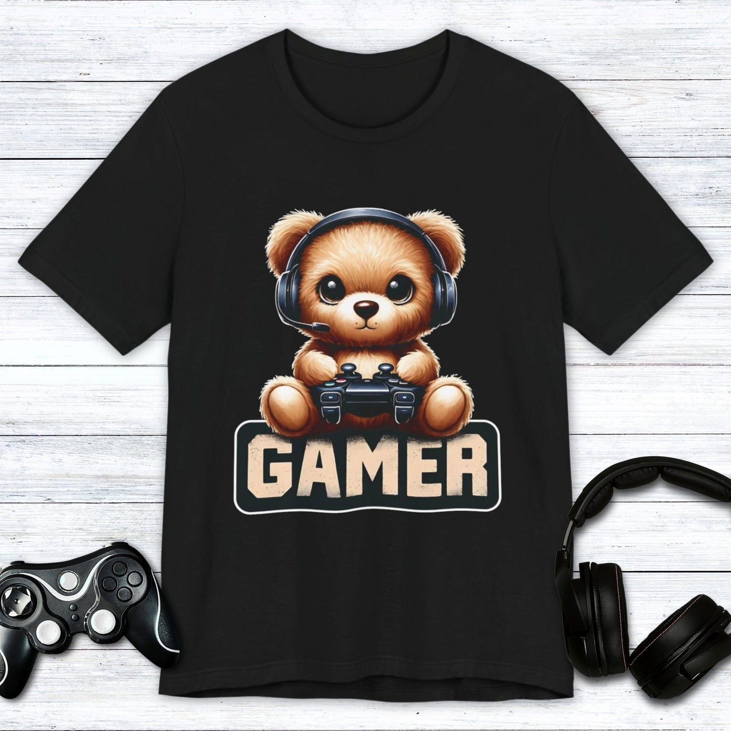 T-Shirt Black / S Paws and Play Gamer T-shirt
