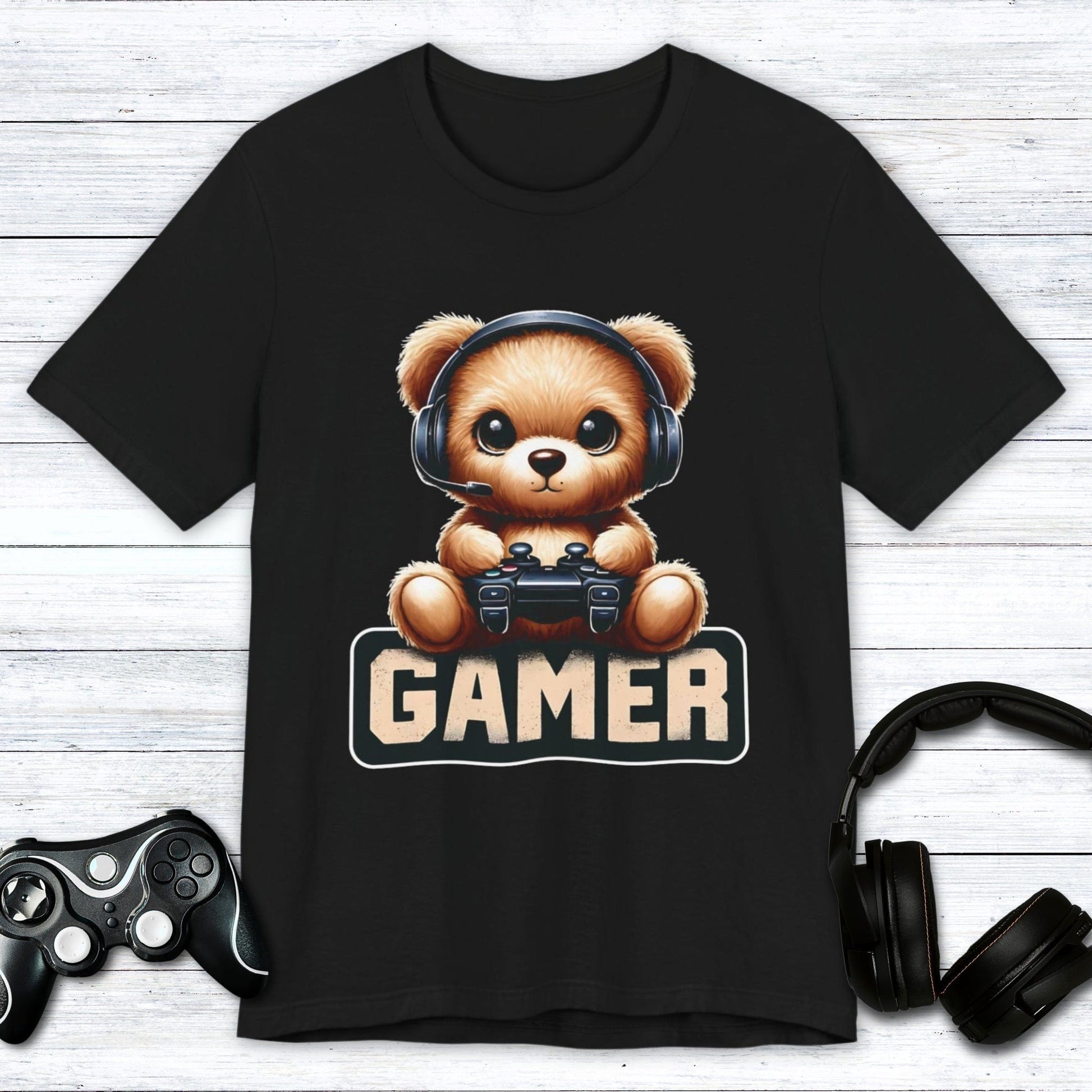T-Shirt Black / S Paws and Play Gamer T-shirt