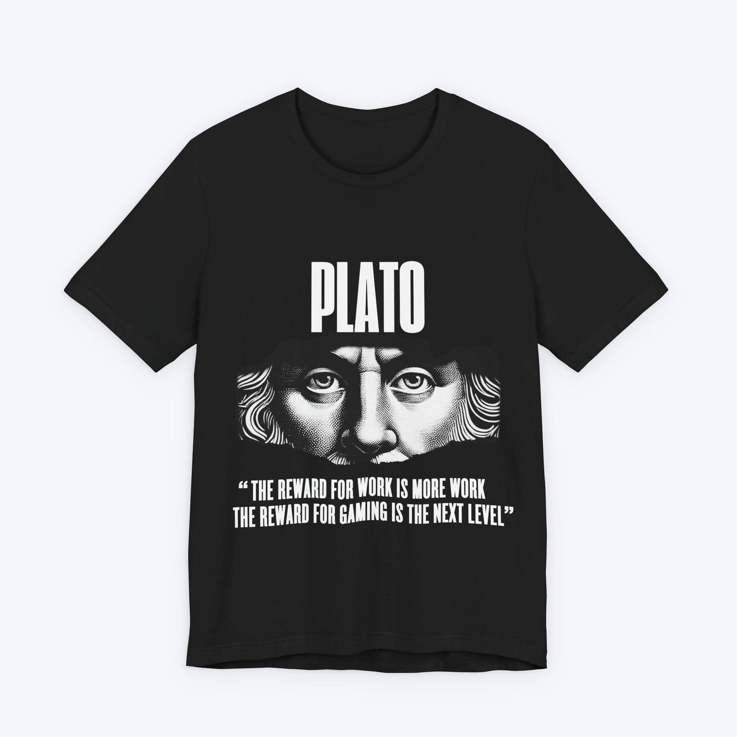 T-Shirt Black / S PLATO (The Next Level) T-shirt