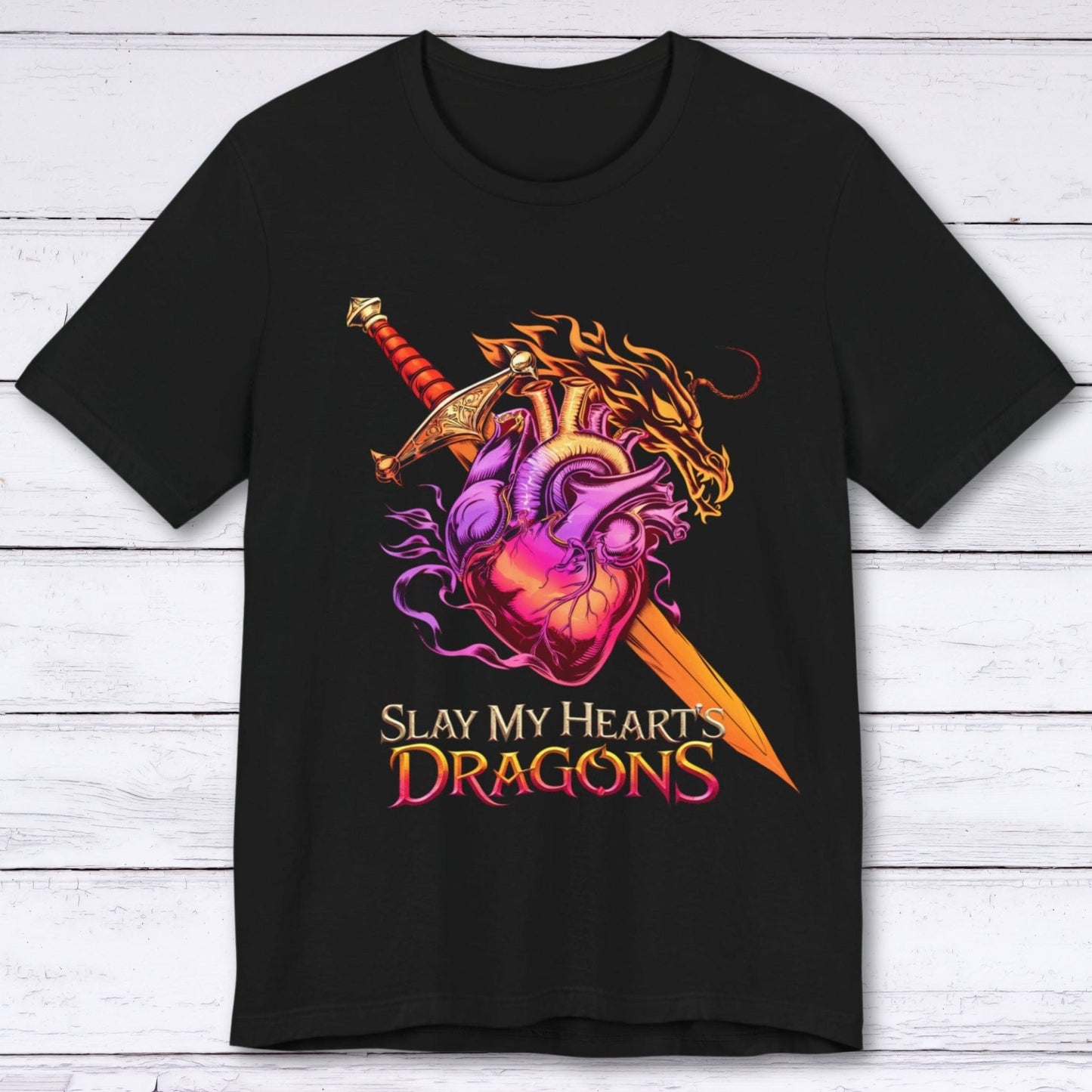 T-Shirt Black / S Quest for My Heart T-shirt