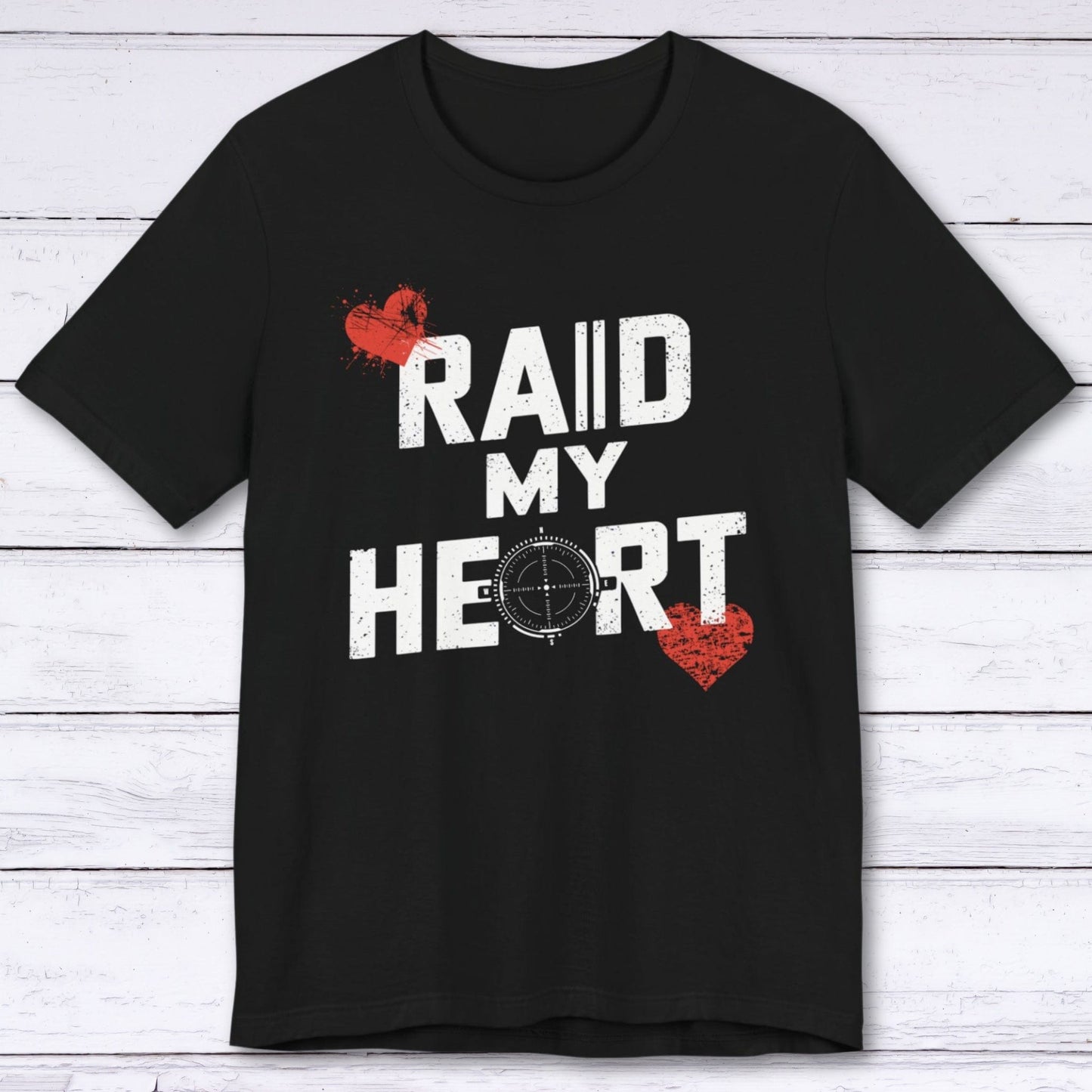 T-Shirt Black / S Raid My Heart T-shirt