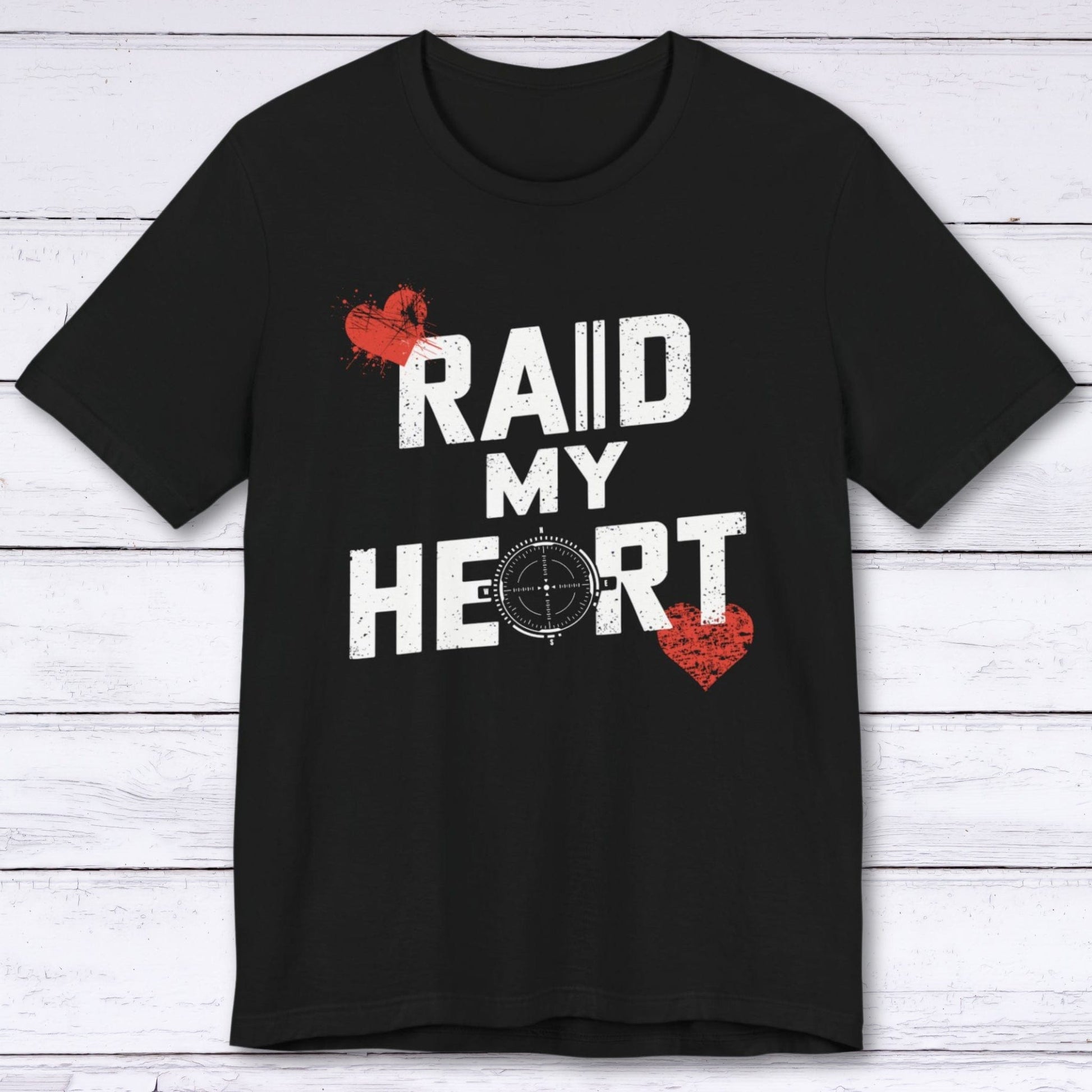 T-Shirt Black / S Raid My Heart T-shirt