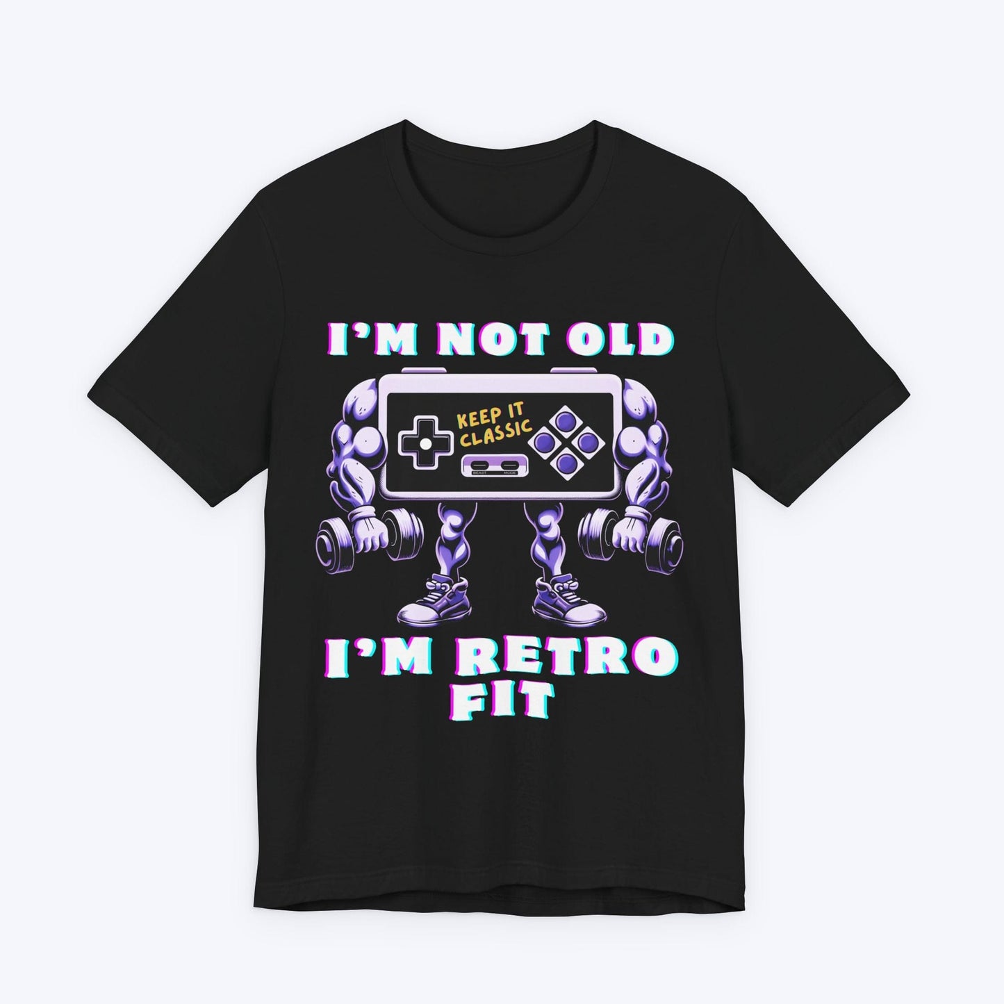 T-Shirt Black / S Retro Fit Gamer T-shirt