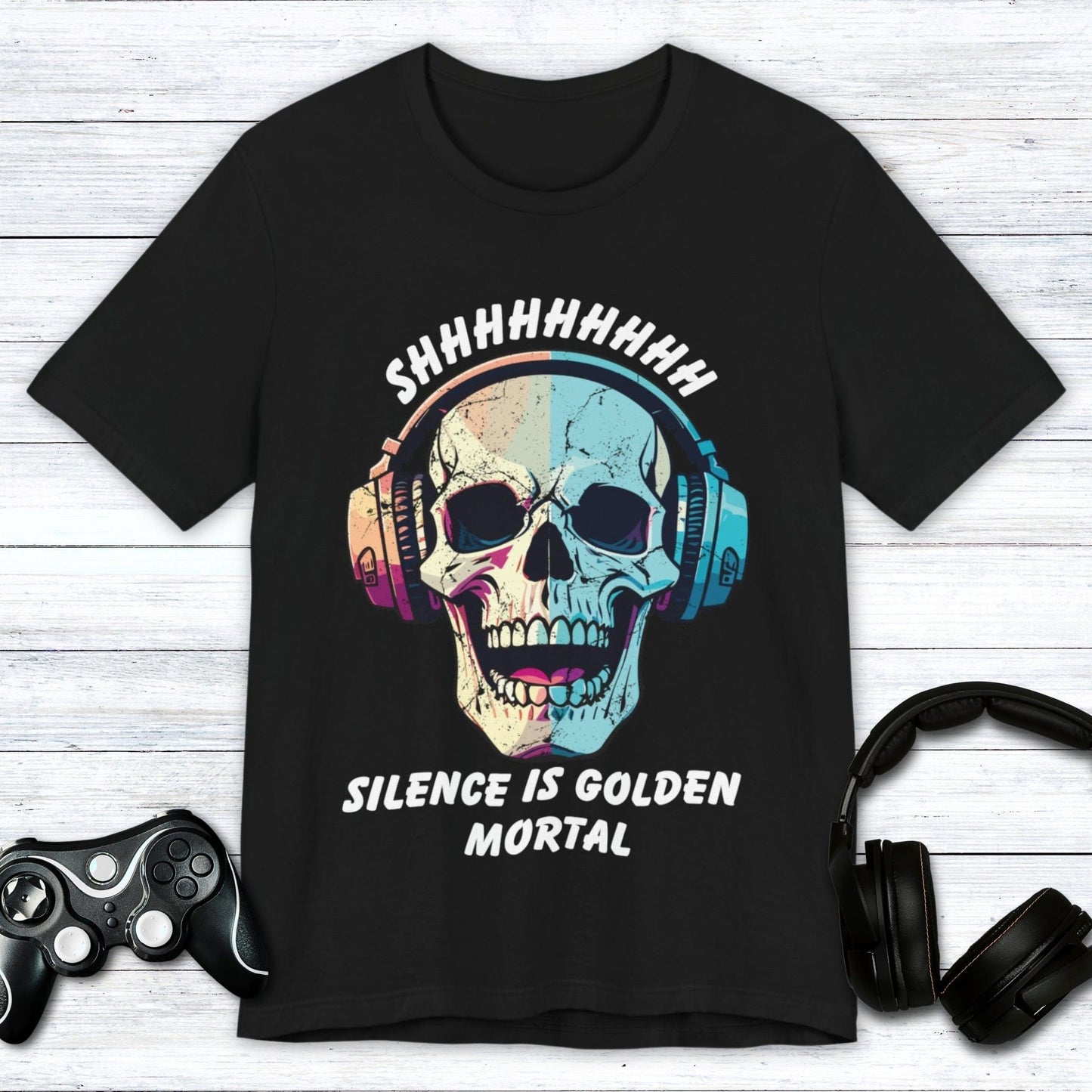 T-Shirt Black / S Silence is Golden T-shirt