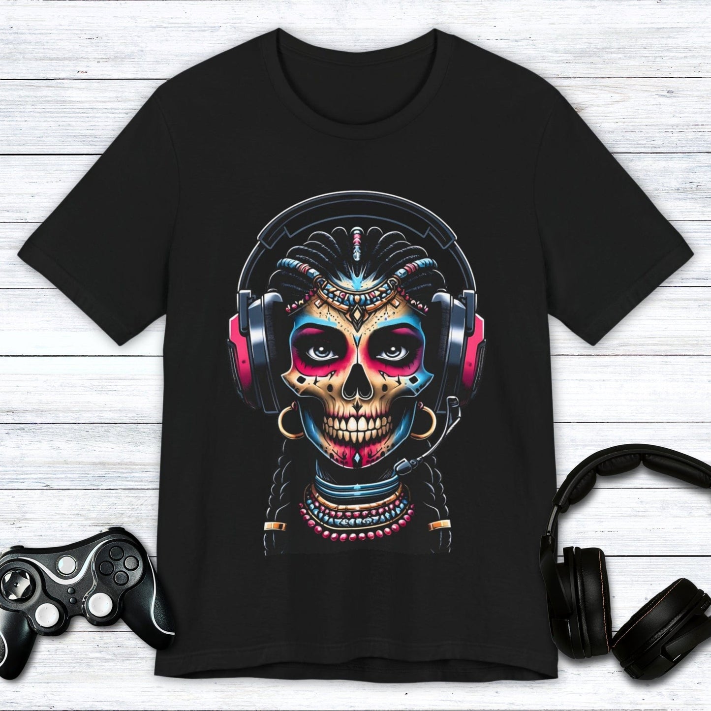 T-Shirt Black / S Sugar Skull Gamer T-shirt