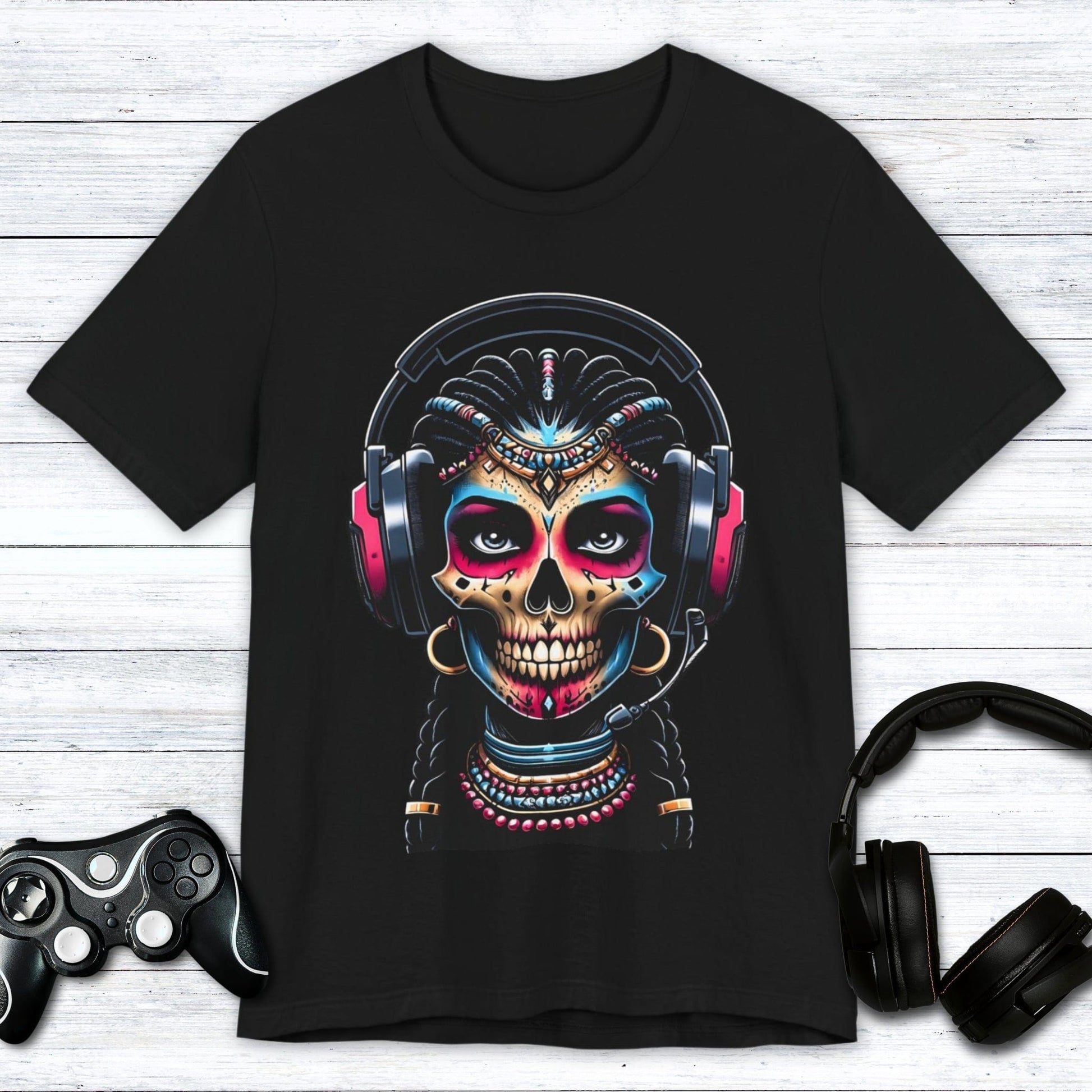 T-Shirt Black / S Sugar Skull Gamer T-shirt