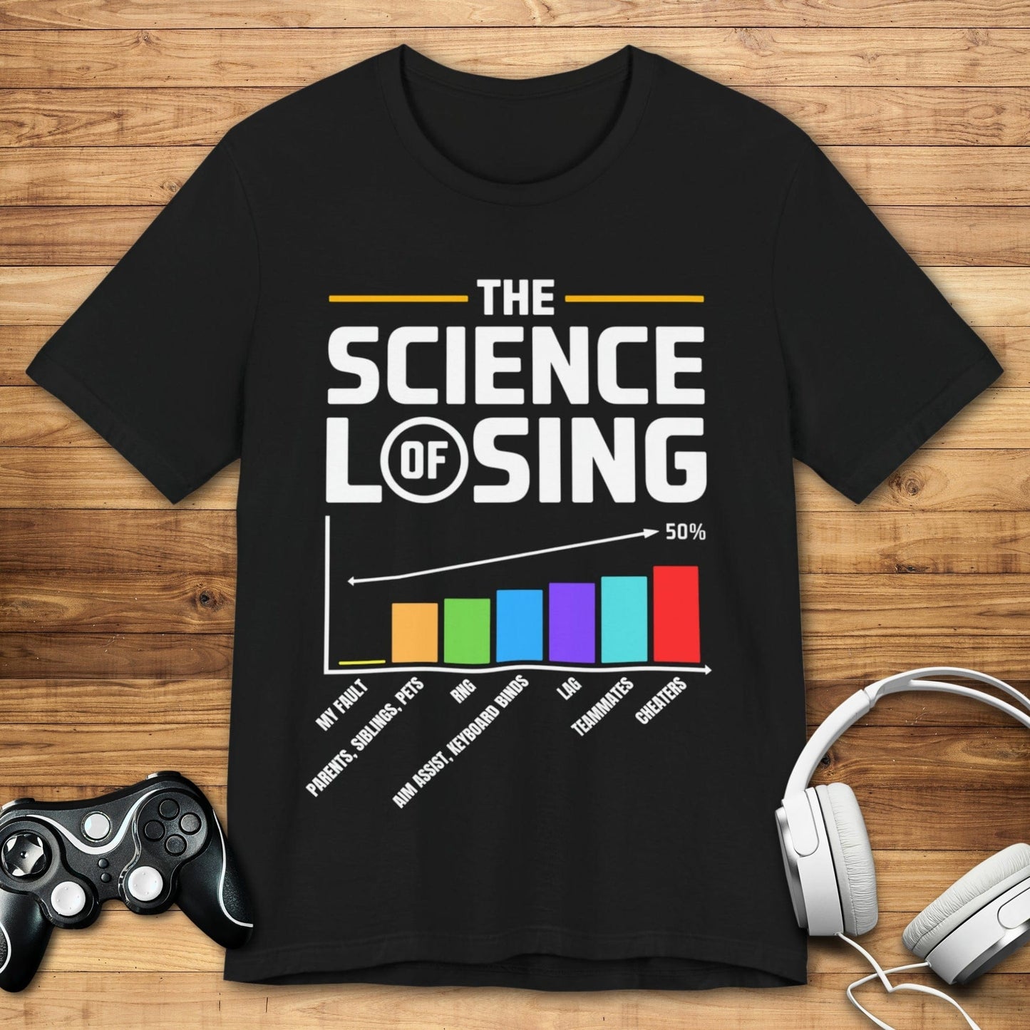 T-Shirt Black / S The Science of Losing T-shirt