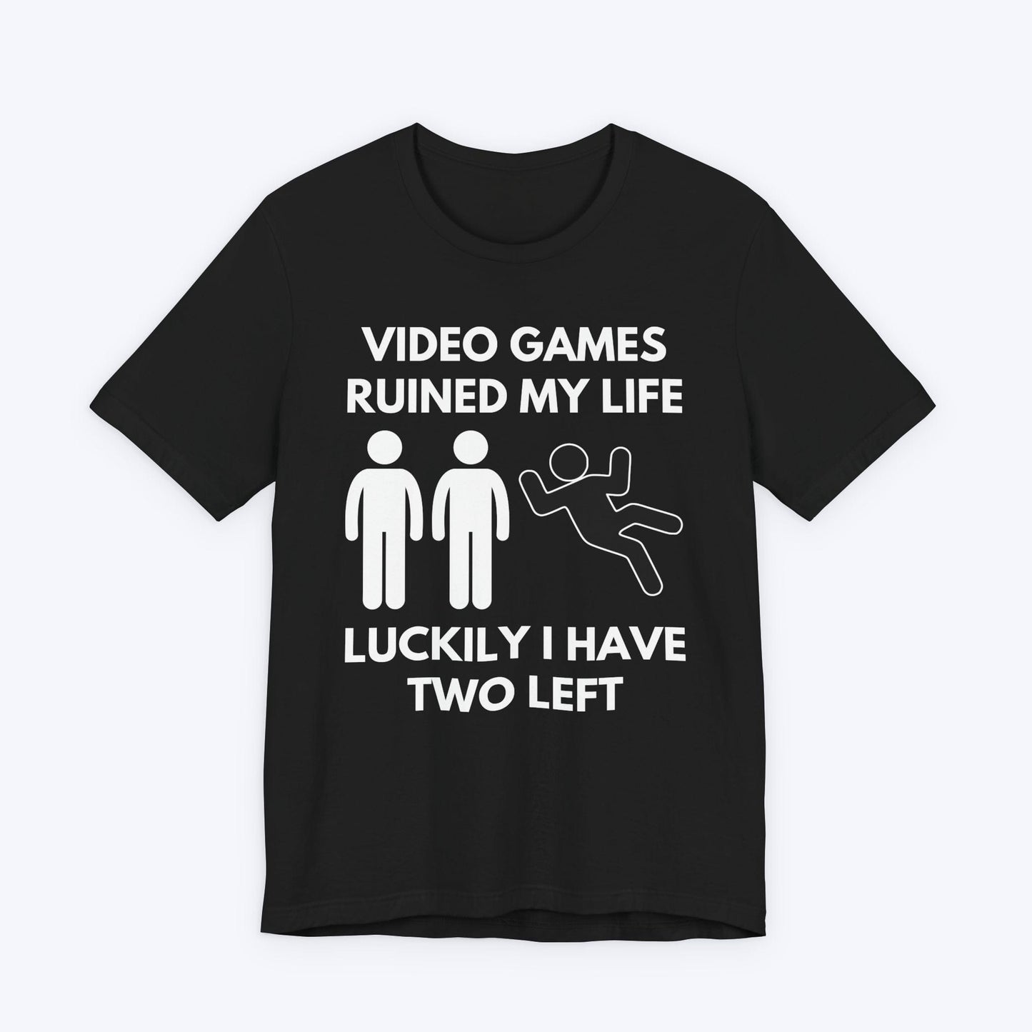 T-Shirt Black / S Video Games Ruined My Life T-shirt