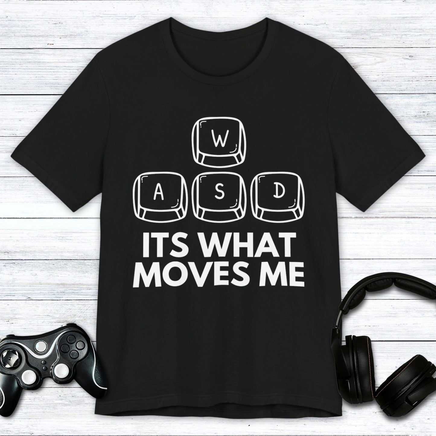 T-Shirt Black / S What Moves Me Gamer T-shirt