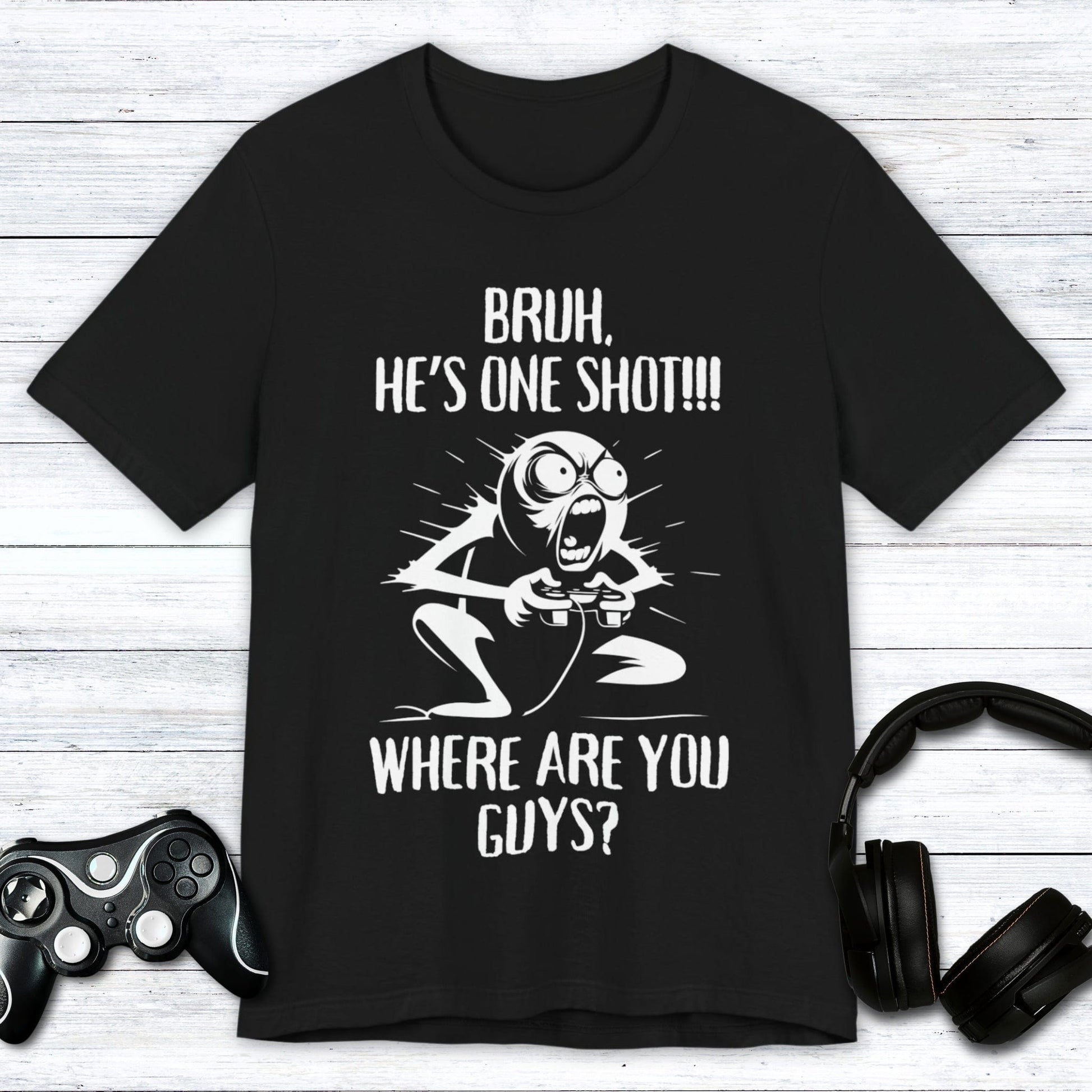 T-Shirt Black / S Where Are You Guys Gaming T-shirt