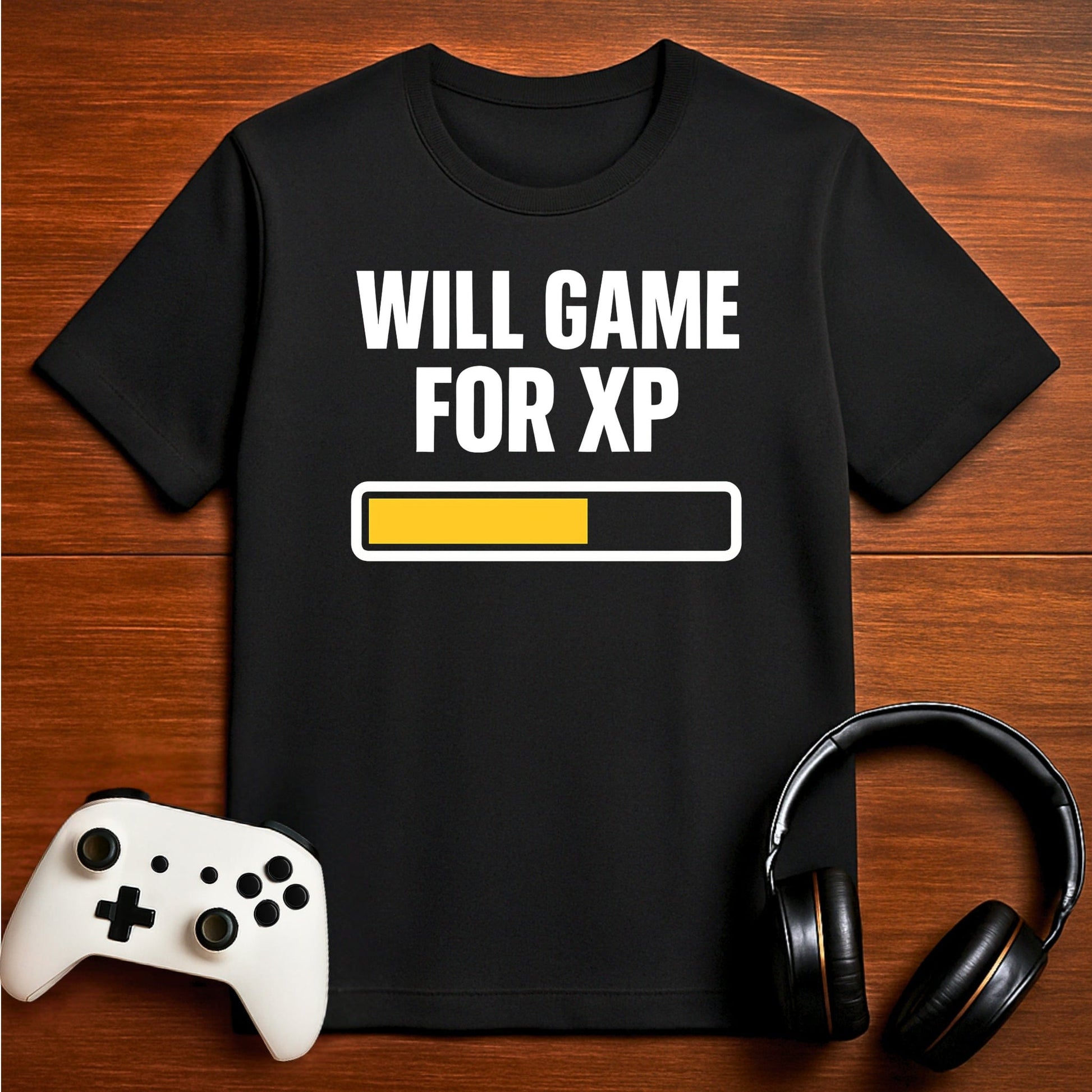 T-Shirt Black / S Will Game For XP T-shirt